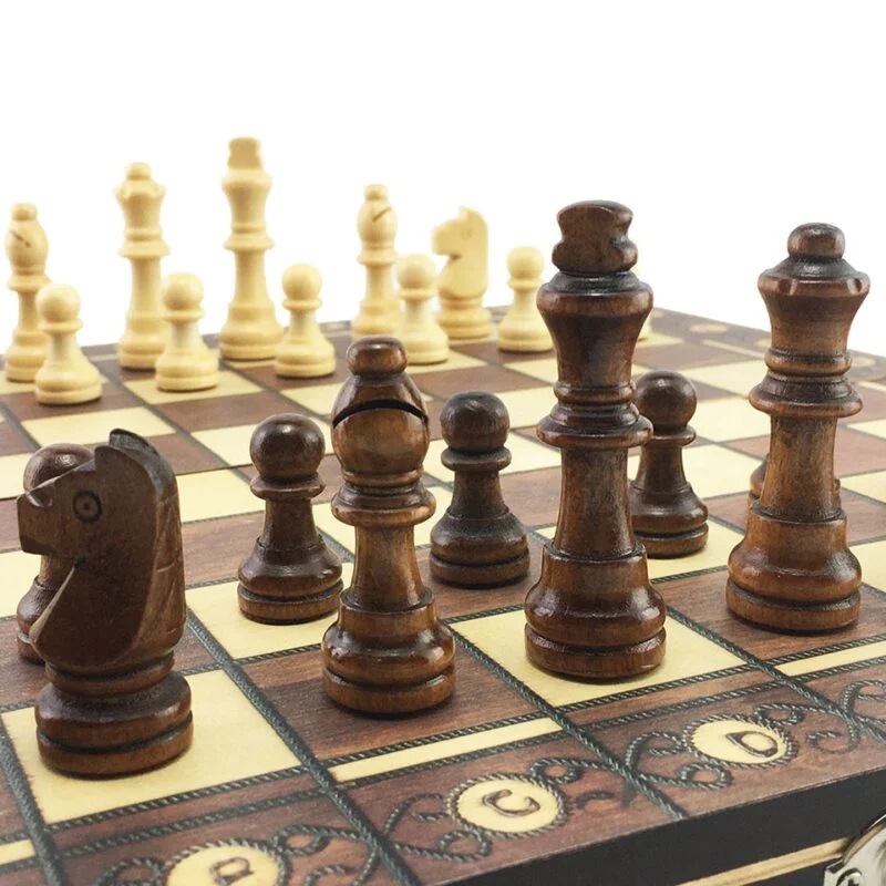 Echiquier Magnétique Portable - Jeu D'Échecs Magnétique Amusant Pour Famille, Voyages Et Soirées Jeux, Développe Logique Et Réflexes